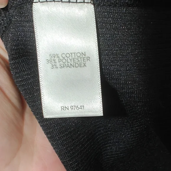 Pure Jill Velour Midi Dress Large Cowl Neck 3/4 Sleeve Soft Boxy Whimsigoth - Picture 5 of 6